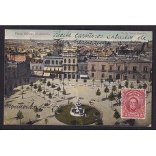 URUGUAY MONTEVIDEO ANTIGUA TARJETA POSTAL PLAZA MATRIZ